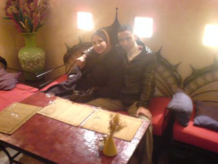 avec ma soeur imane